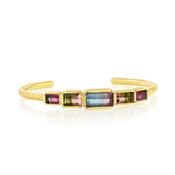 BI COLOR TOURMALINE BAUHAUS CUFF