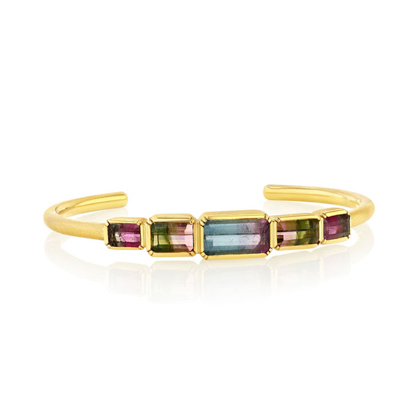 BI COLOR TOURMALINE BAUHAUS CUFF