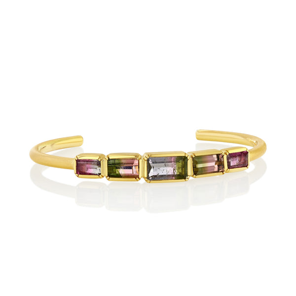 BI COLOR TOURMALINE BAUHAUS CUFF