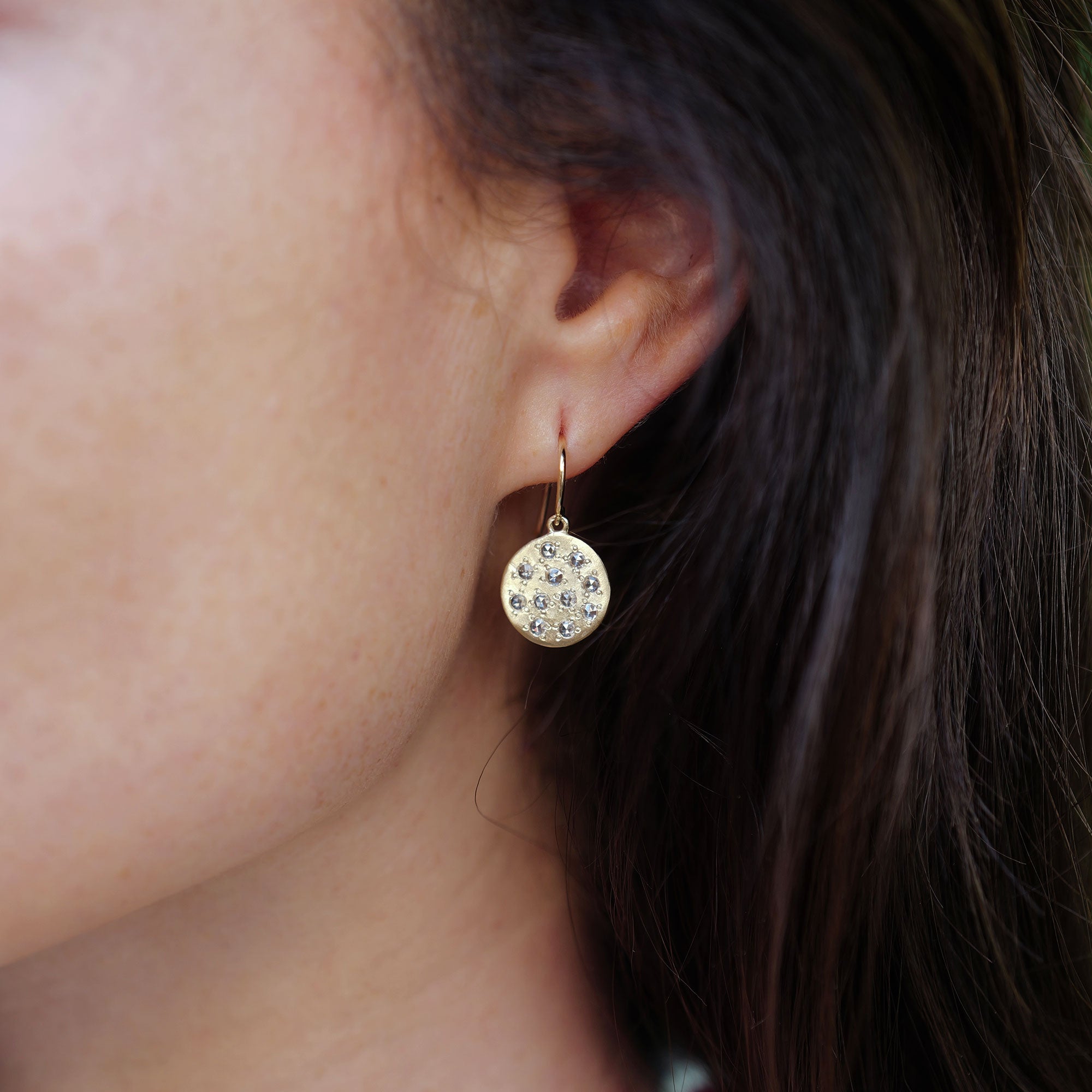 Mini Mars Earrings