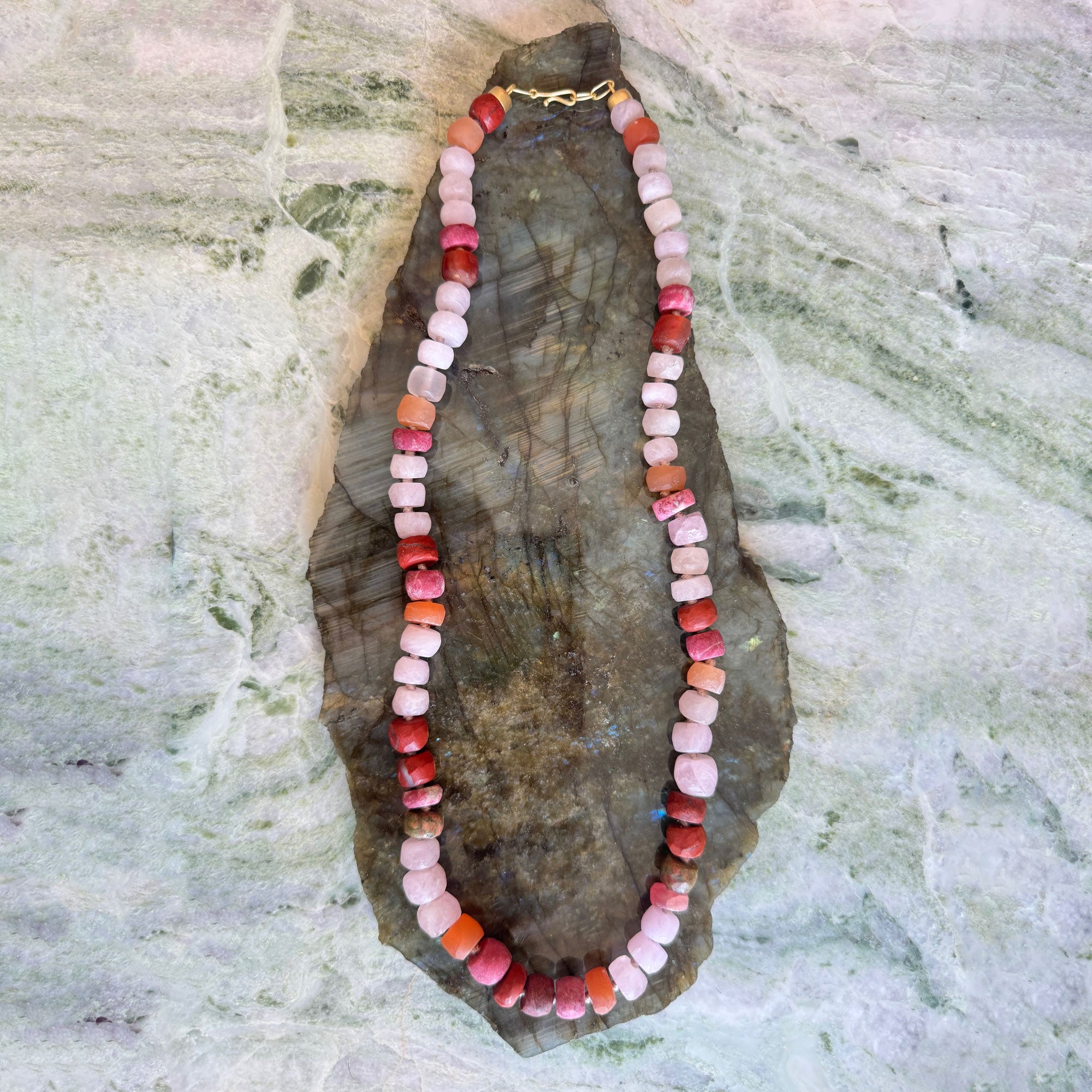 Candy Gem Bead Necklace