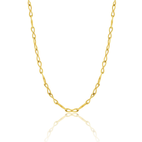 Mobius Fine Chain Link Necklace