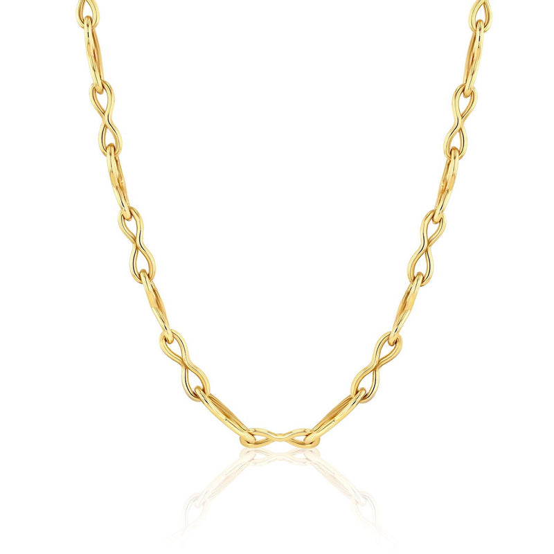 MOBIUS CHAIN LINK NECKLACE