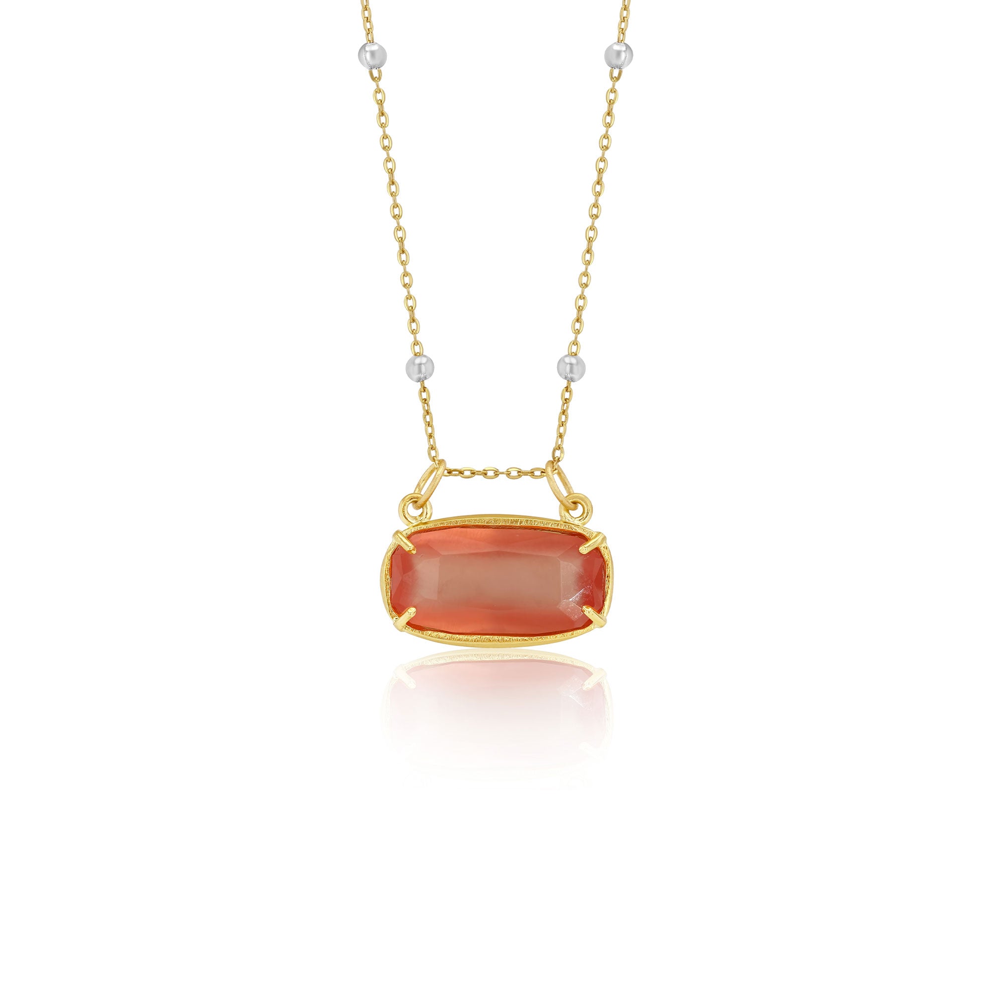 Rhodochrosite Delaunay Necklace