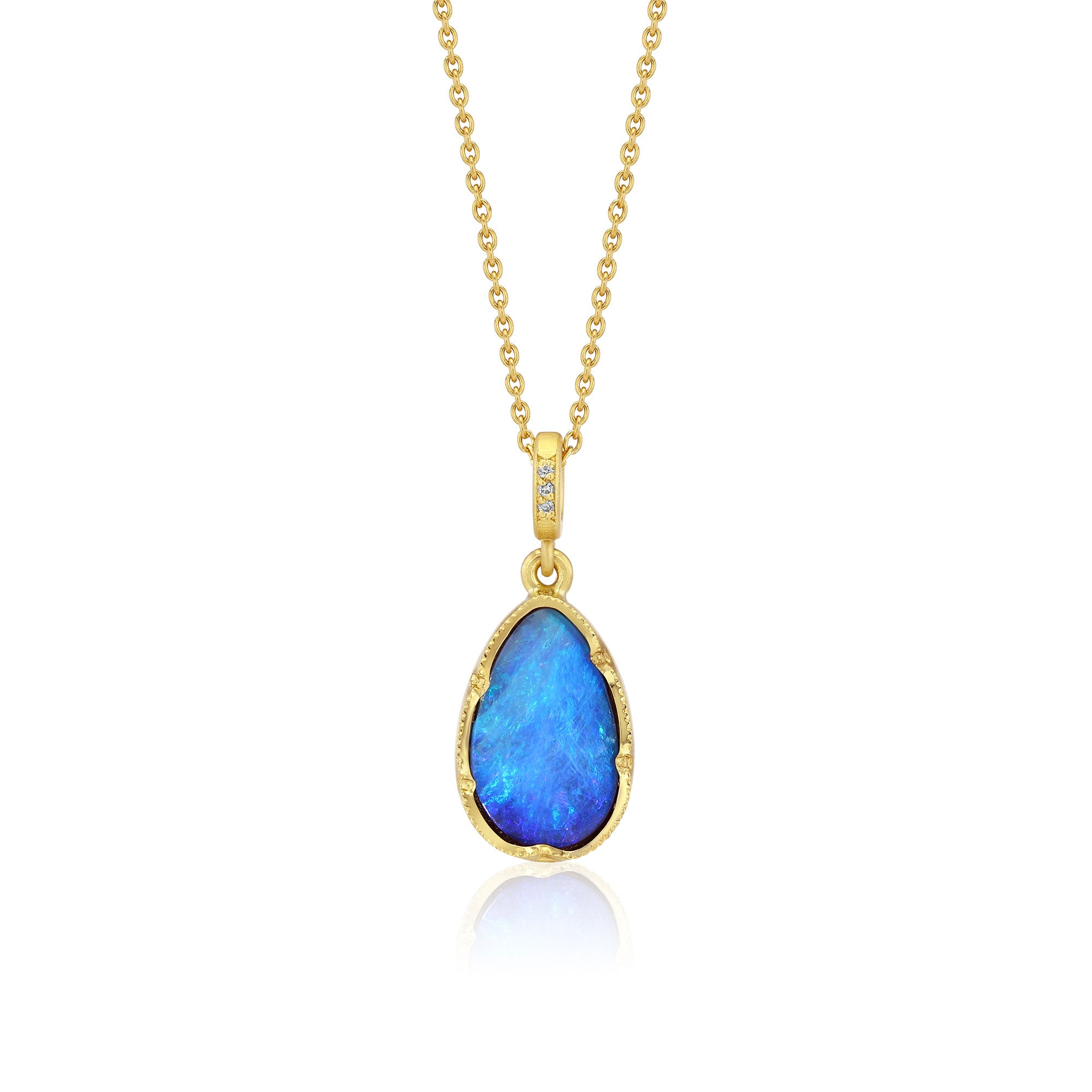 Boulder Opal Orbit Necklace