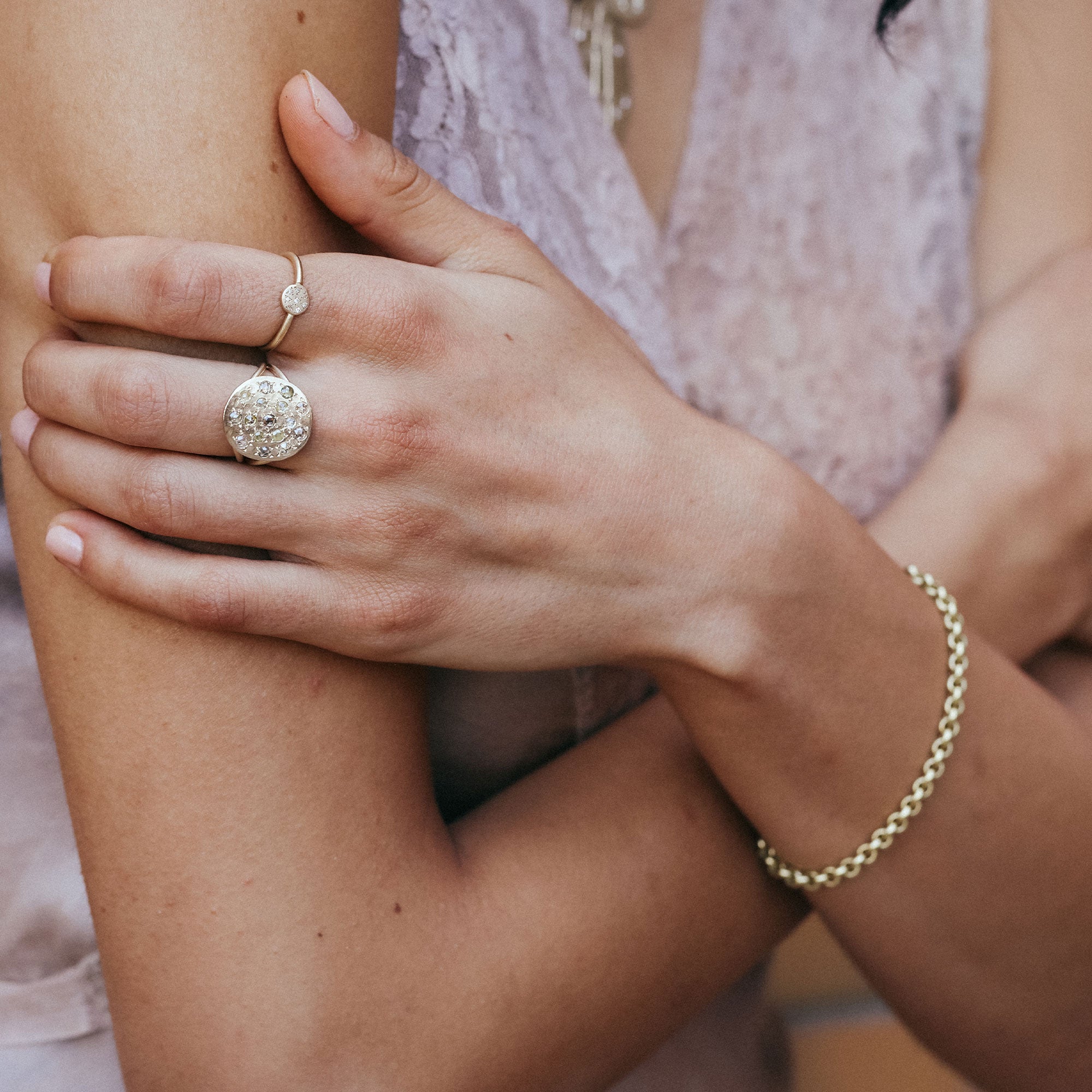 Diamond Orbital Ring
