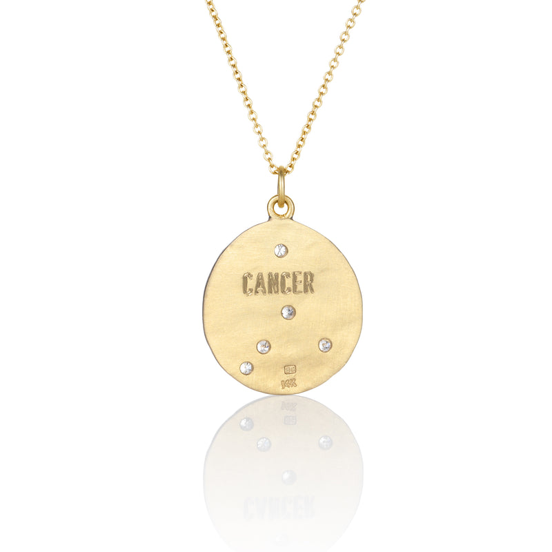 Cancer Zodiac Sign Necklace – Lulugem.com