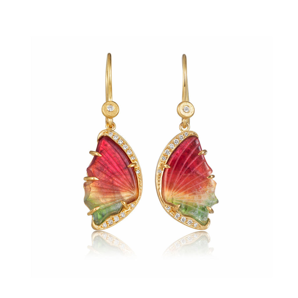 Acdria Blue Morpho butterfly earrings – Jewella