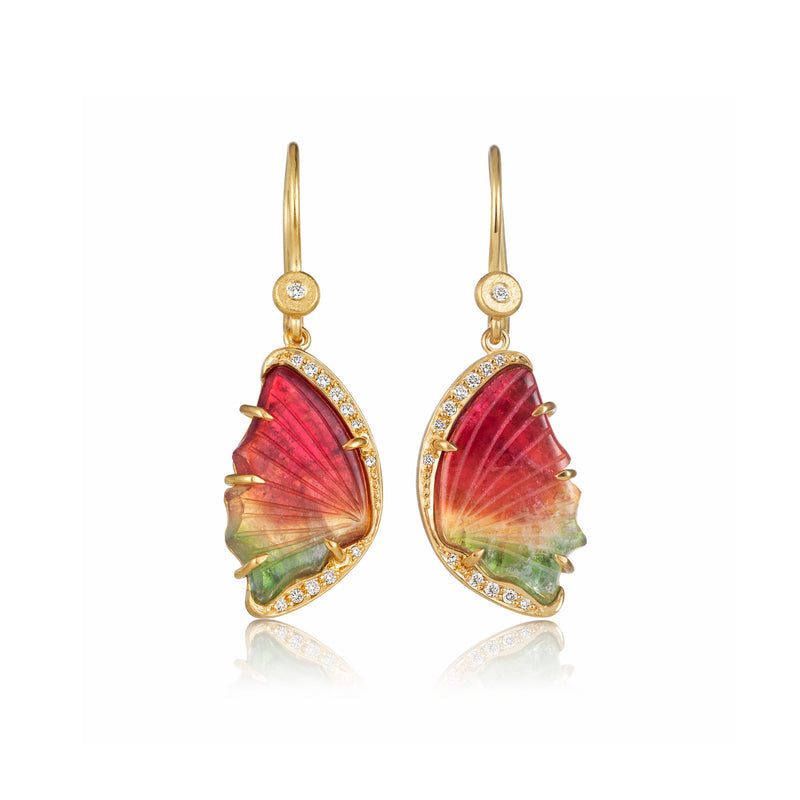 Hroar Prydz Norwegian Silver & Enamel Butterfly Earrings | 1027715 |  Sellingantiques.co.uk