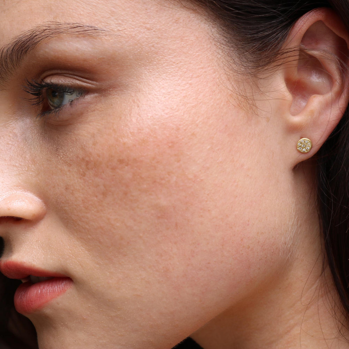 Mini Mars Stud Earrings